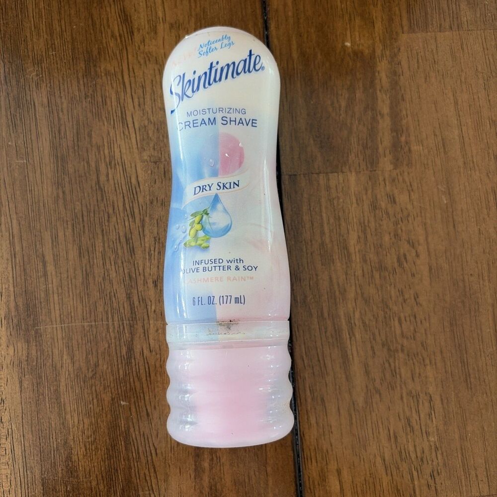 Skintimate Cream Shave “Cashmere Rain” Olive Butter & Soy 6oz Discontinued NEW!!